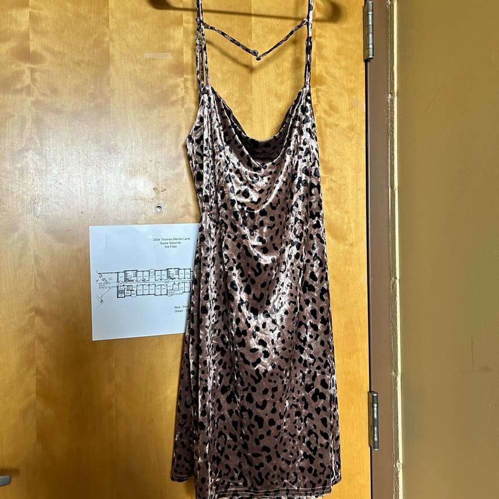Cheetah mini dress